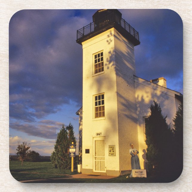 Dessous-de-verre Phare à Escanaba UP Michigan (Devant)