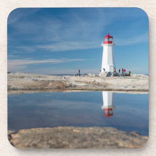 Dessous-de-verre Phare | Canada de la crique de Peggy (Devant)