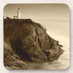 Dessous-de-verre Phare de North Head Parc d'État de Fort Canby, W