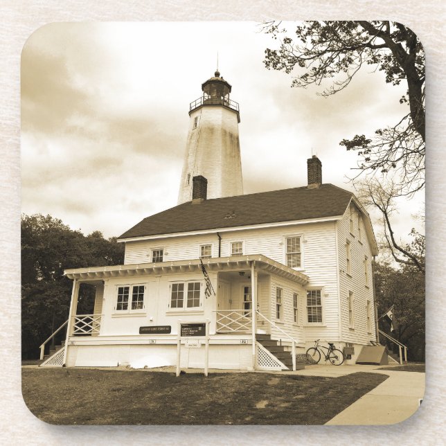 Dessous-de-verre Phare de Sandy Hook (Devant)