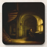 Dessous-de-verre Philosophe avec un livre ouvert, 1625-7 (huile sur<br><div class="desc">Image : 91055 philosophe avec un livre ouvert,  1625-7 (huile sur le panneau). Koninck,  Salomon (1609-56). Louvre,  Paris,  France,  Peter Willi.  Art,  beaux-arts.</div>