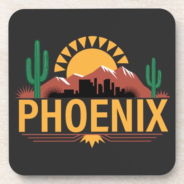 Dessous-de-verre Phoenix Arizona (Devant)