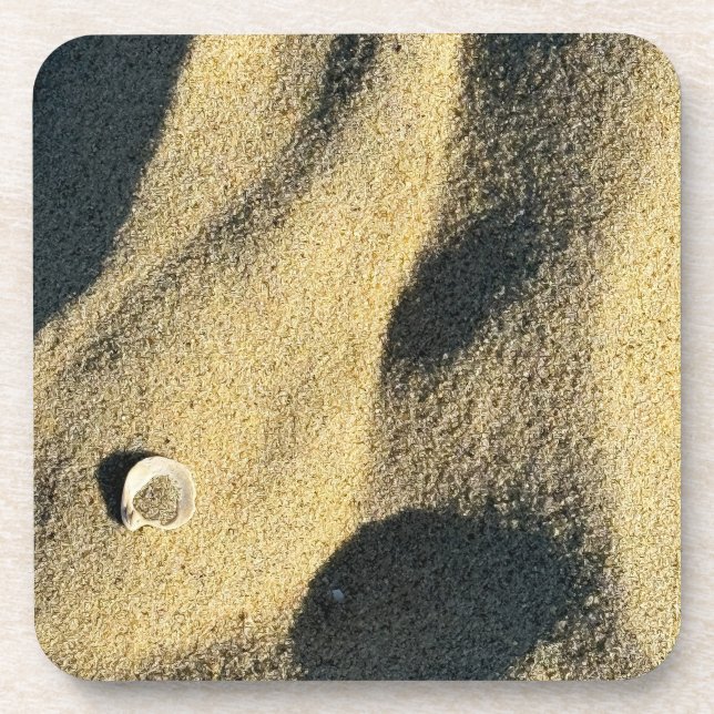 Dessous de verre photo de coquillages de sable de  (Devant)