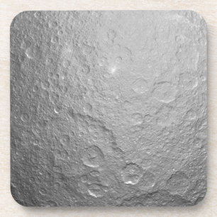 Dessous-de-verre Photo détaillée de la pleine lune   Surface lunair