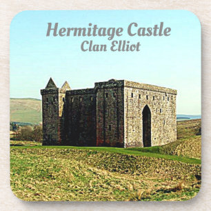 Dessous-de-verre Photo Hermitage Castle Ecosse Elliot Clan