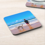 Dessous de verre photo personnalisé avec vos anima<br><div class="desc">Photo personnalisée Faites votre propre design - I Love My Pet - Famille personnalisée / Amis / Animaux ou Cadeau personnel - Ajouter votre photo / Texte / Nom - Redimensionner et déplacer ou supprimer et ajouter des éléments / du texte avec outil de personnalisation! Vous pouvez transférer cette conception...</div>