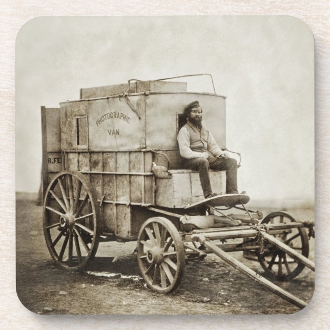 Dessous-de-verre Photographie Wagon de Roger Fenton Photo Réalisme (Devant)