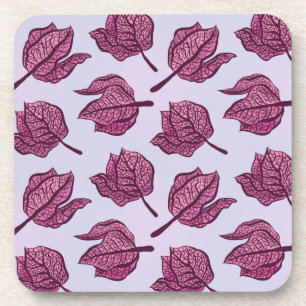 Dessous-de-verre Physalis rose Fleur Motif Pastel Botanique
