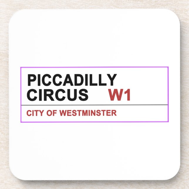 Dessous-de-verre Piccadilly Circus London (Devant)