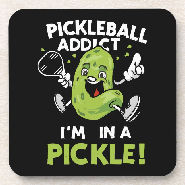 Dessous-de-verre Pickleball-amusant (Devant)