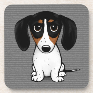 Dessous-de-verre Piebald Dachshund Cute Puppy Dog