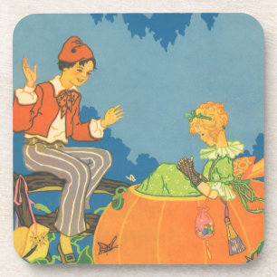 Dessous-de-verre Pierre Pierre Mangeur de Citrouille, Comptine de N