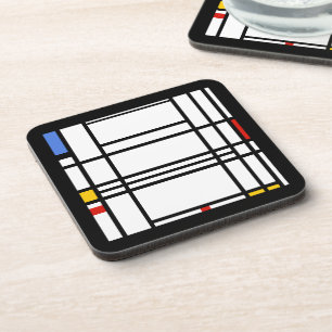 Dessous-de-verre Piet Mondrian, Composition 10