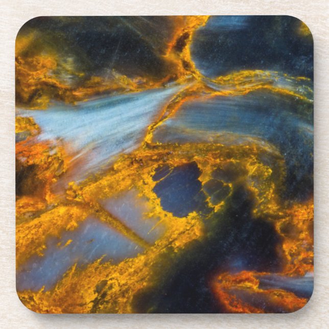 Dessous-de-verre Pietersite à lacis orange (Devant)