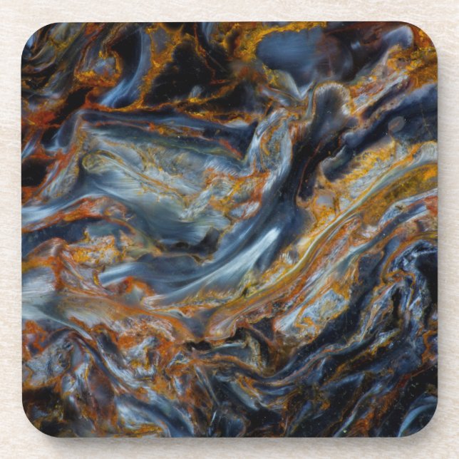 Dessous-de-verre Pietersite tachetée noire (Devant)