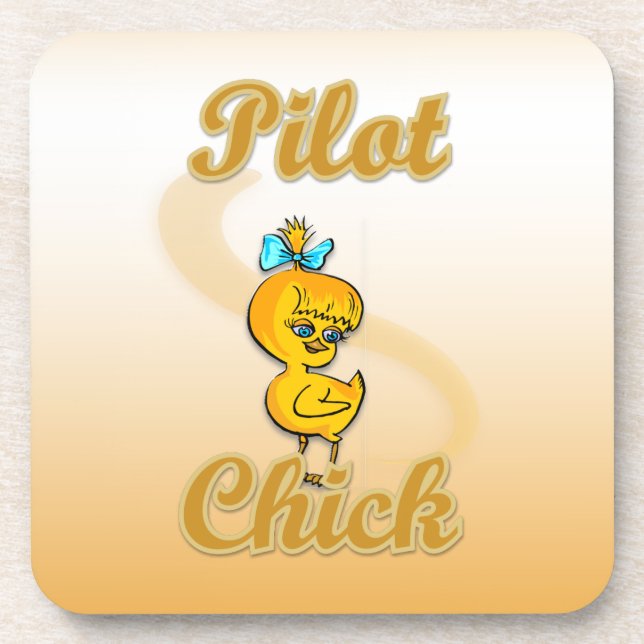 Dessous-de-verre Pilote Chick (Devant)