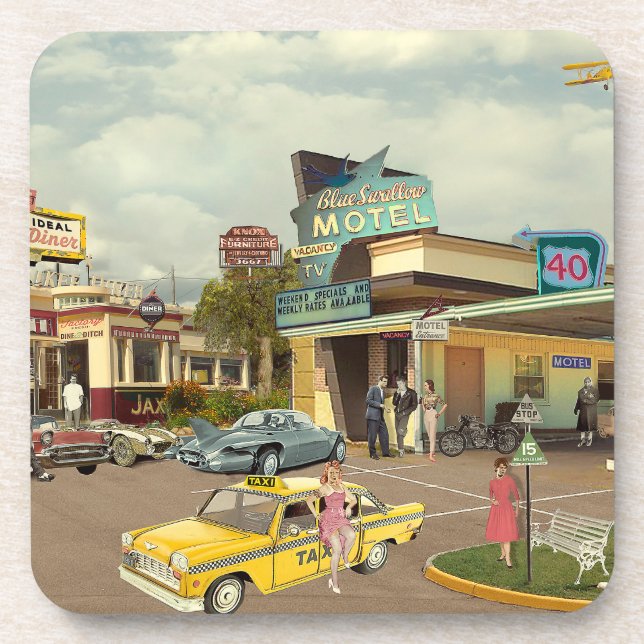 Dessous-de-verre Pilote de taxi (Devant)