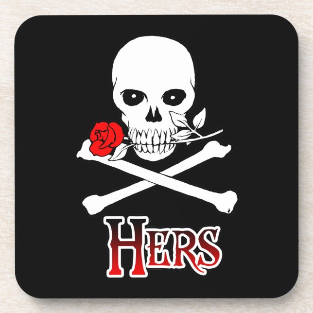 Dessous-de-verre Pirate Hers (Devant)