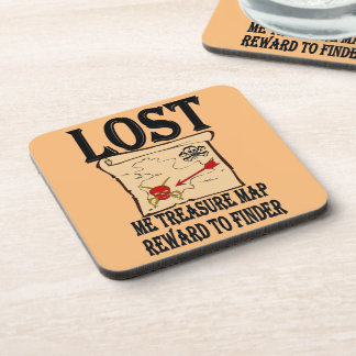 Dessous de verre Pirate Map