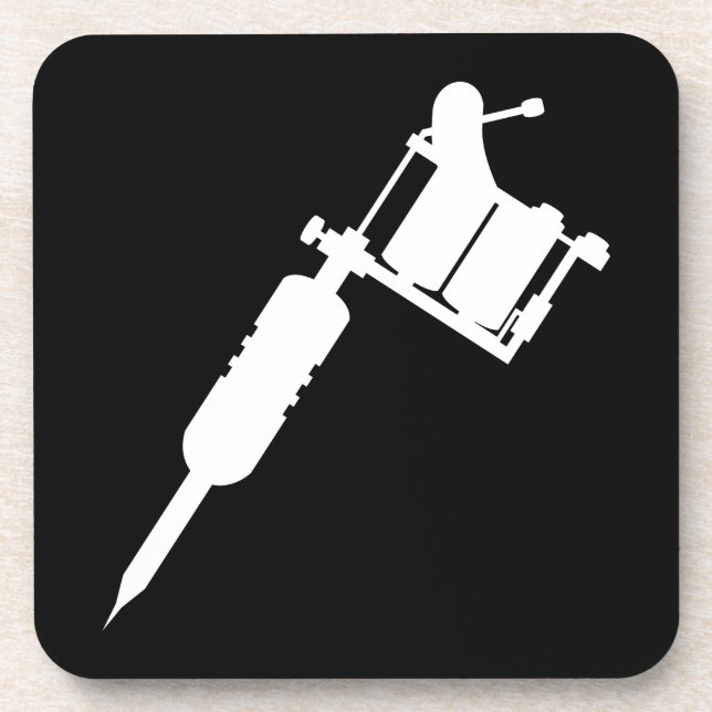 Dessous-de-verre pistolet de tatouage (Devant)