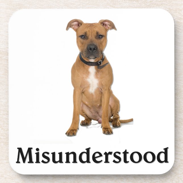 Dessous-de-verre Pitbull (Devant)