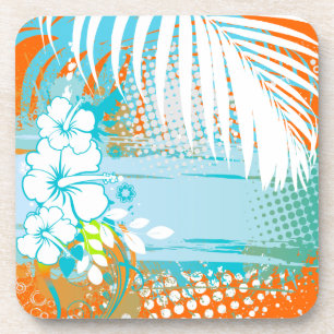 Dessous-de-verre PixDezines hibiscus/couleur de fond DIY