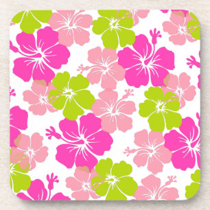 Dessous-de-verre PixDezines hibiscus/do-it-yourself arrière - plan