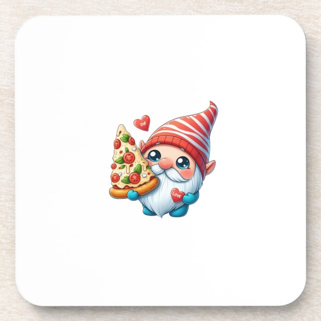 Dessous-de-verre Pizza Gnome Delight (Devant)