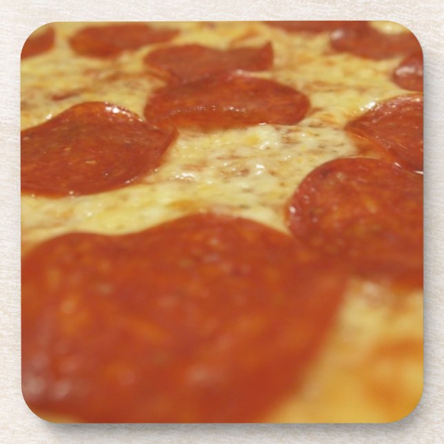 Dessous-de-verre pizza pepperoni (Devant)