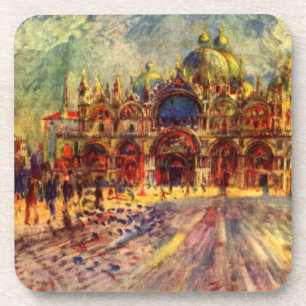 Dessous-de-verre Place Saint-Marc, Venise par Pierre Renoir