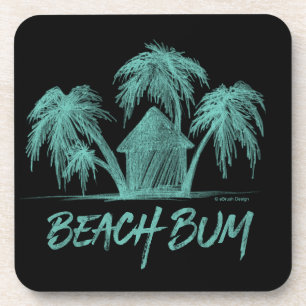 Dessous-de-verre Plage Bum Beverage Coaster