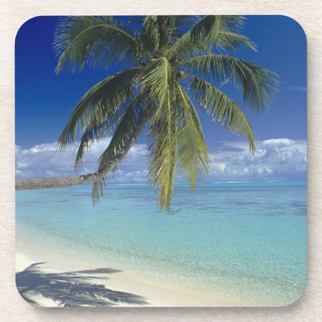 Dessous-de-verre Plage de Matira sur l'île de Bora Bora, Société (Devant)