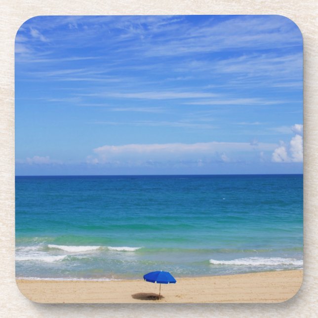 Dessous-de-verre Plage Umbrella Ocean (Devant)
