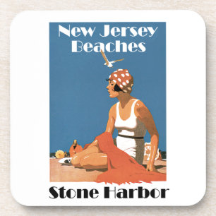 Dessous-de-verre Plages du New Jersey ~ Stone Harbour