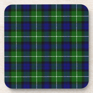 Dessous-de-verre Plaid vert bleu Lamont tartan