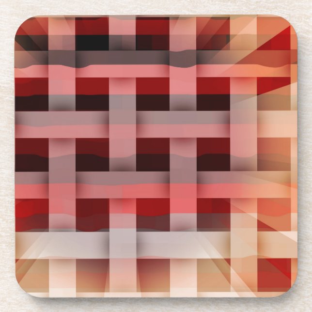 Dessous-de-verre Plaid vibrant (Devant)