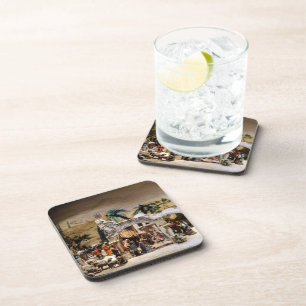 Dessous-de-verre Plan de la crèche pour Noël