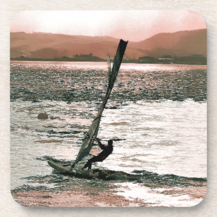 DESSOUS-DE-VERRE PLANCHE À VOILE