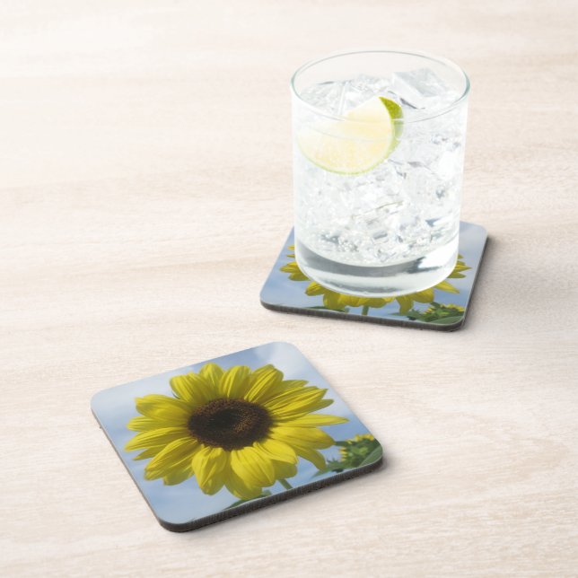 Dessous de verre - Plastique dur - Sunflower Summe (Côté Droit)