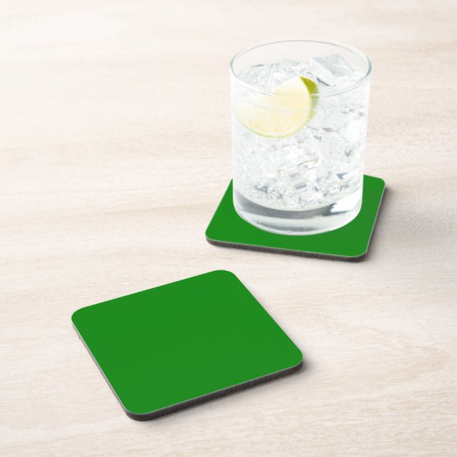 Dessous-de-verre Plastique vert (Côté Droit)