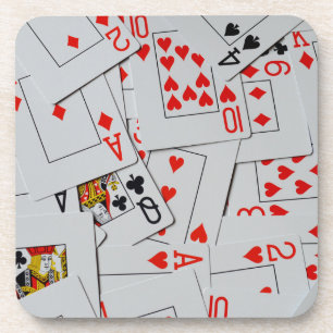 Dessous-de-verre Plateau De Scatter Jouer Cartes Motif,