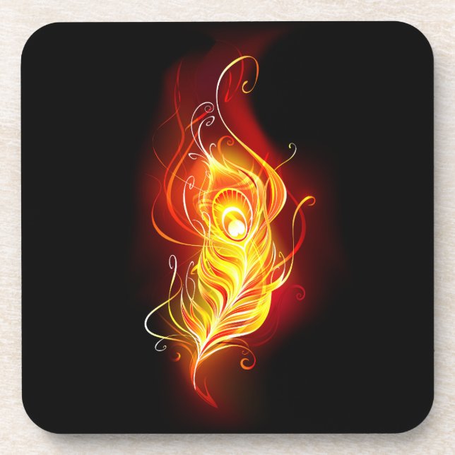 Dessous-de-verre Plumes de paquetage de feu (Devant)