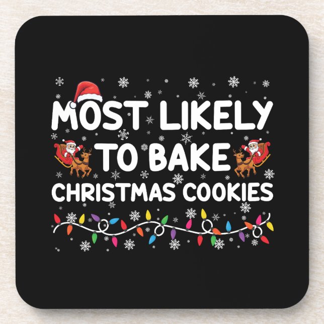 Dessous-de-verre Plus susceptible de faire cuire des biscuits de No (Devant)