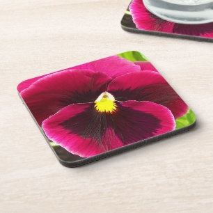 Dessous-de-verre Plutôt Purple Pansy Floral