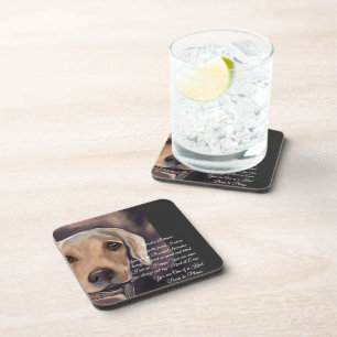 Dessous-de-verre Poésie du Labrador Retriever