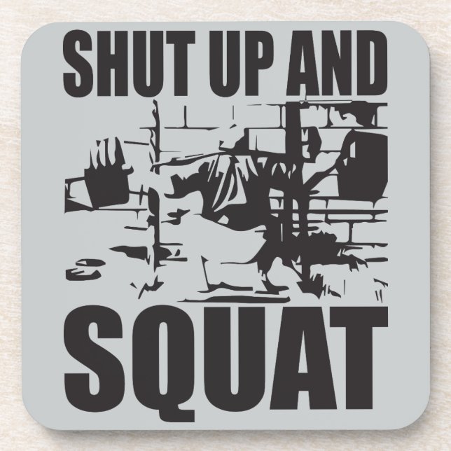 Dessous-de-verre Poids - Tais-Tais Et Squat (Devant)