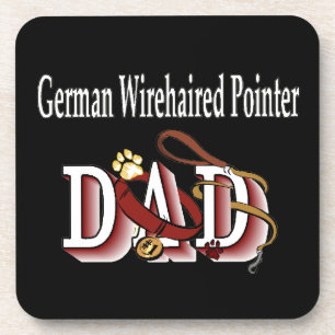 Dessous-de-verre Pointeur À poils durs allemand papa