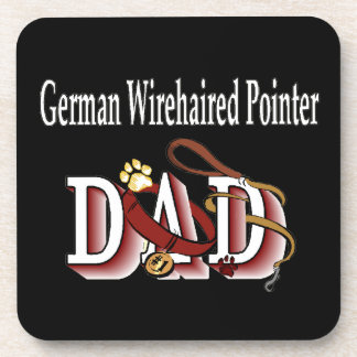 Dessous-de-verre Pointeur À poils durs allemand papa