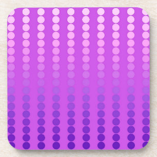 Dessous-de-verre Points satinés - violet et orchidée