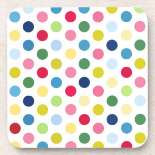 Dessous-de-verre Pois d'arc-en-ciel